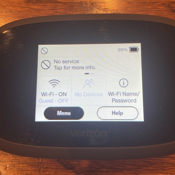 Verizon - Jetpack MiFi 8800L 4G LTE Mobile Hotspot - Gray - Picture 3 of 8